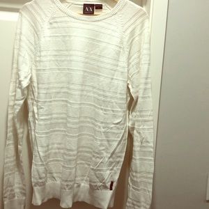 Never worn A/X white sweater